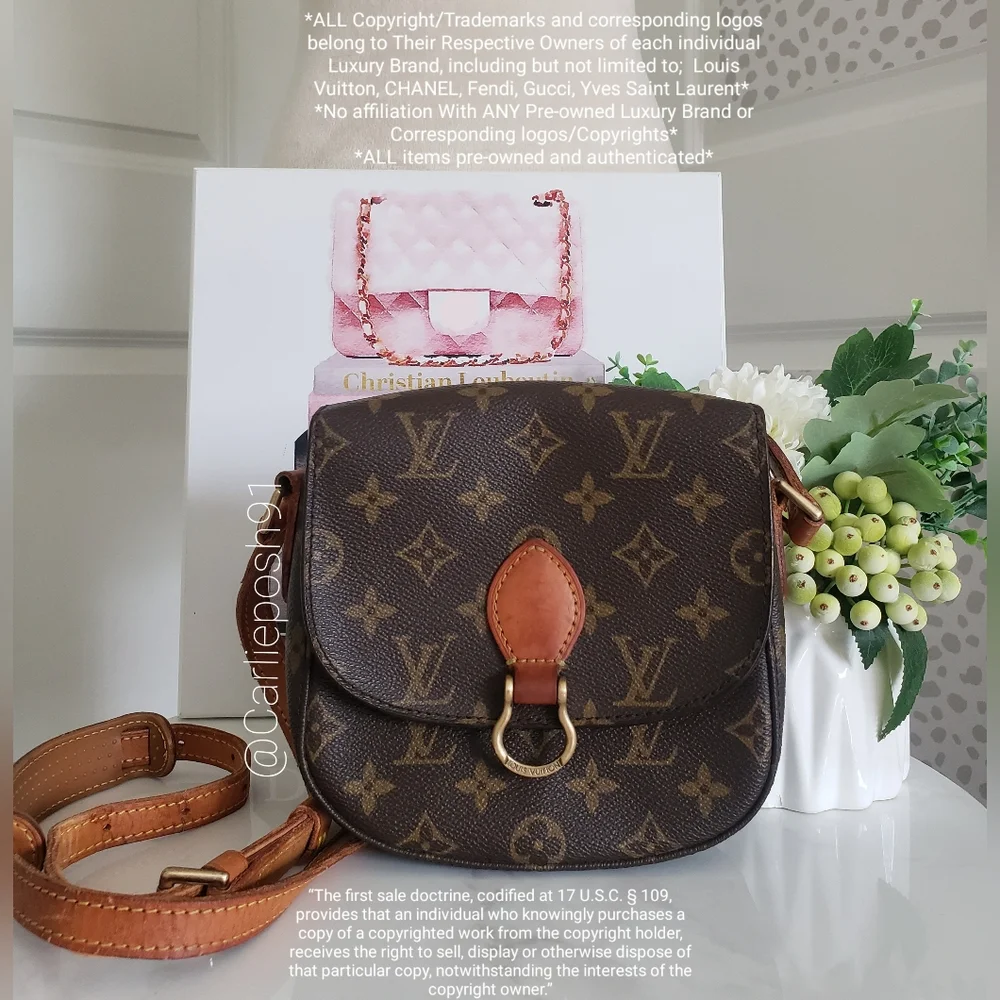 **SOLD** Authentic Pre-owned Vintage Louis Vuitton St Cloud Bag - Picture 2 of 14